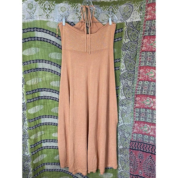 NWT Bec + Bridge x Free People Desert Sun Indya Knit Maxi Cutout Dress Size 12 - Picture 11 of 16